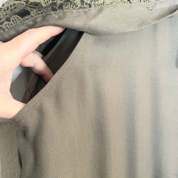 Matilda Jane Olive Lace Trim Vest Boho Cottagecore Tunic NWT Large - Picture 10 of 10